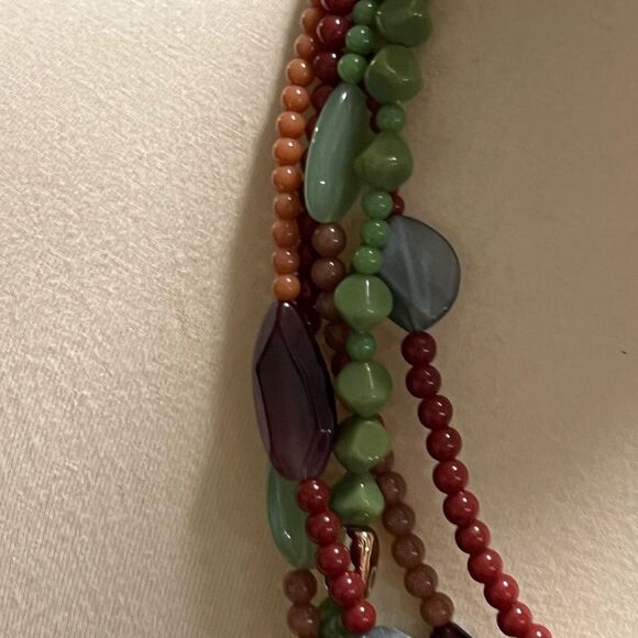 Premier Designs Multicolor Beaded Necklace #PDNK1 - Picture 4 of 10